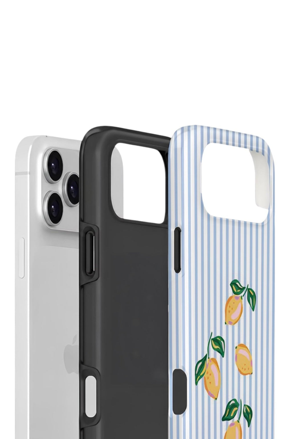 iPhone 17 Pro Max Vorian Çift Katmanlı Kılıf Mini Lemon Riviera