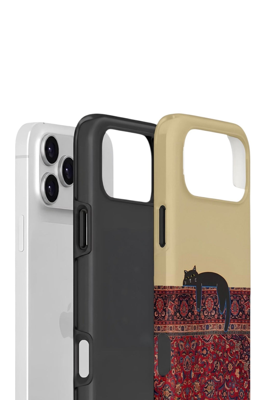 iPhone 17 Pro Vorian Çift Katmanlı Kılıf Persian Cat Lounge