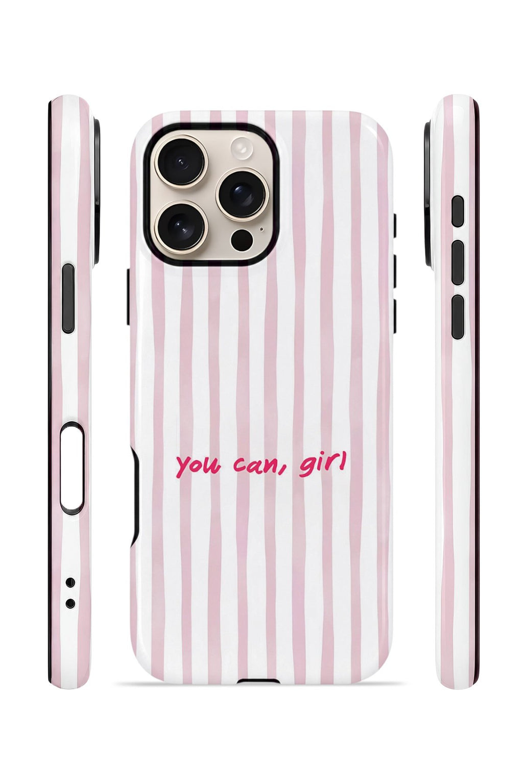 iPhone 16 Pro Vorian Çift Katmanlı Kılıf You Can Girl