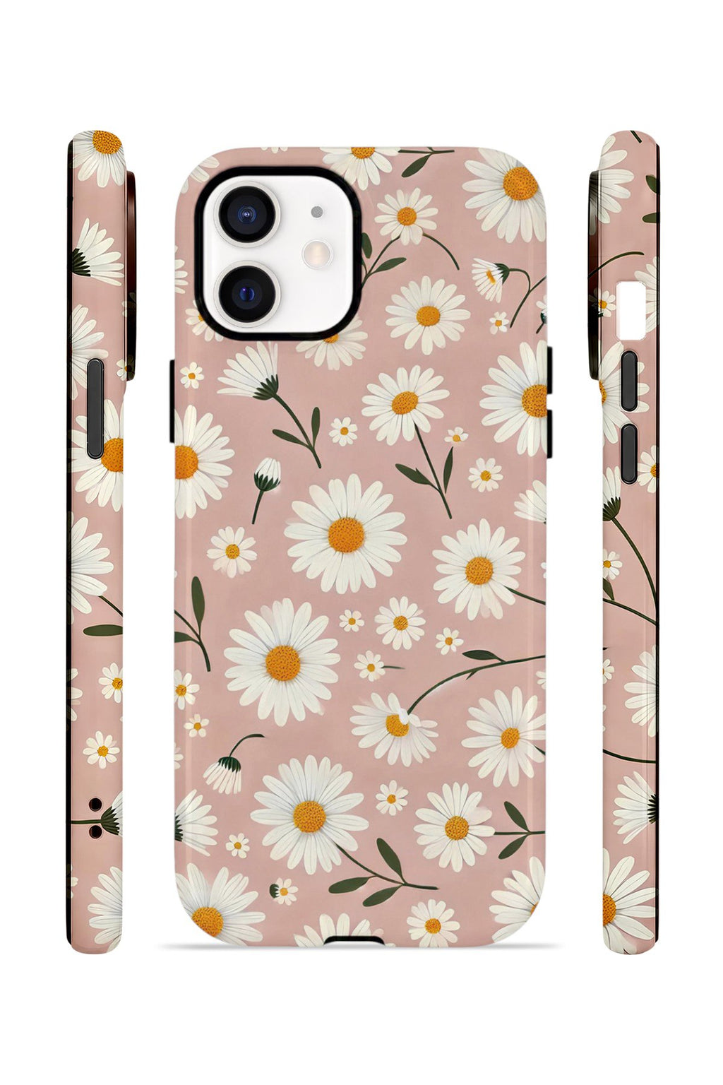iPhone 11 Vorian Çift Katmanlı Kılıf Daisy Mocha Garden