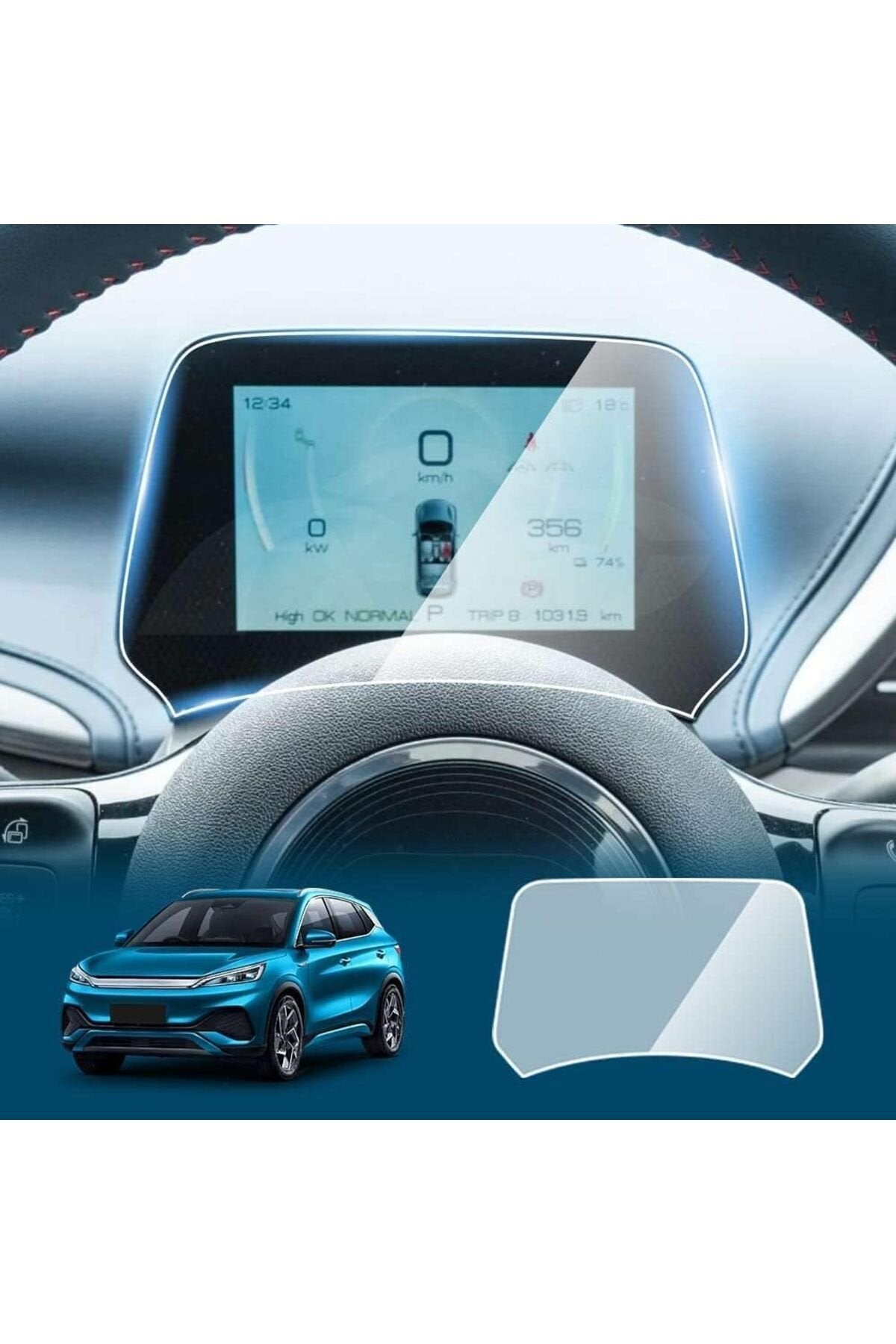 BYD Atto 3 Dijital Gösterge Esnek Nano Ekran Koruyucu