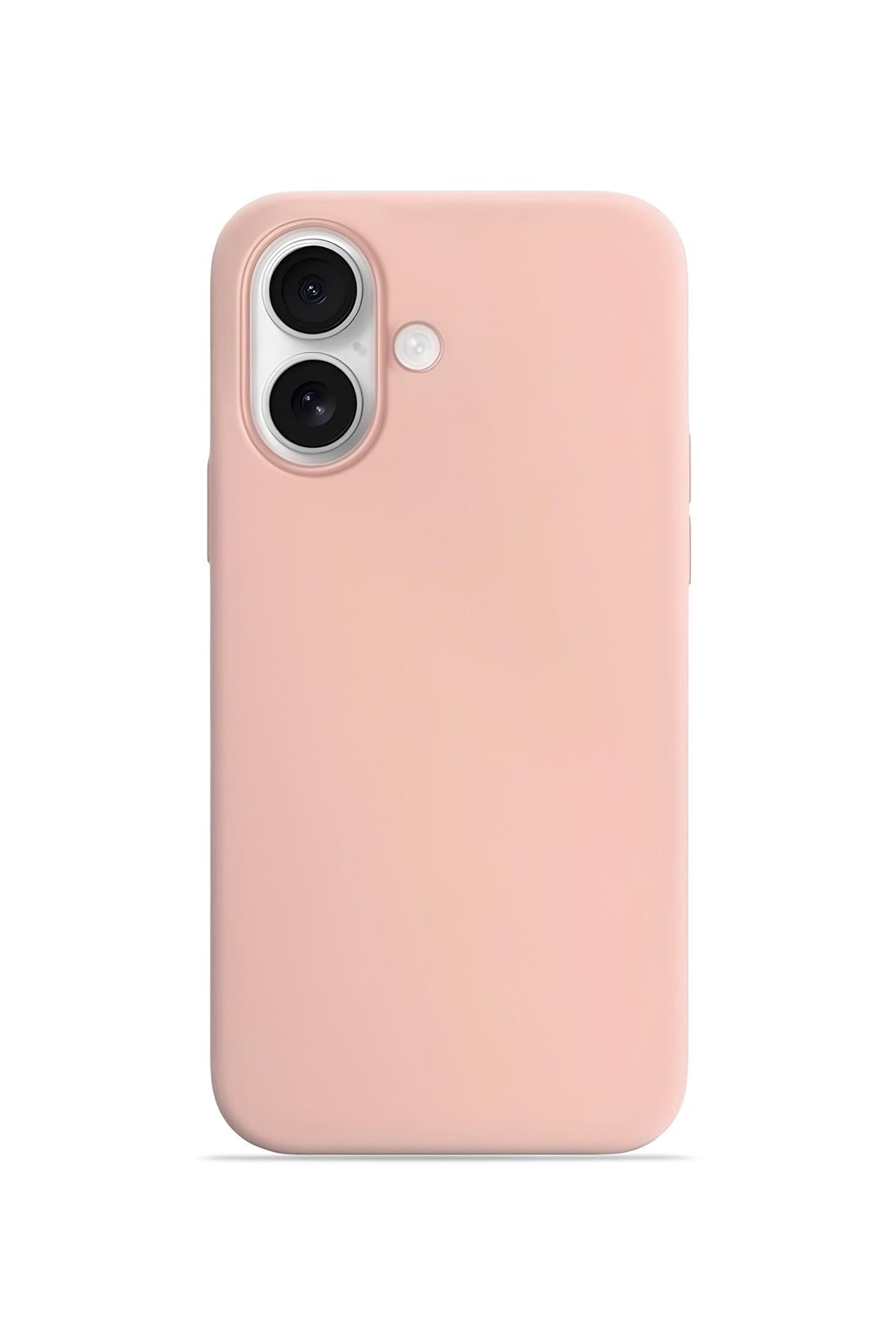 iPhone 17 Soft Touch Lansman Silikon Kılıf Pudra Pembe