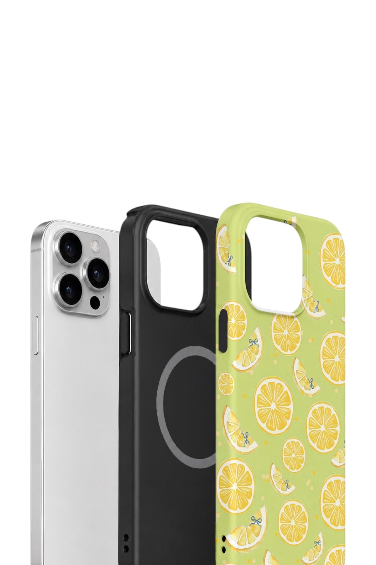 iPhone 12 Pro Max Vorian Çift Katmanlı MagSafe Kılıf Lemonade Garden
