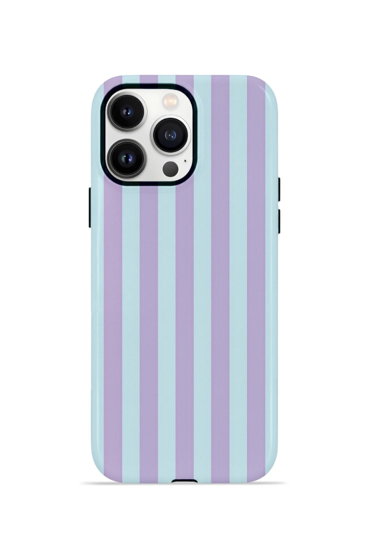 iPhone 14 Pro Max Vorian Çift Katmanlı MagSafe Kılıf Lilac Riviera Stripe