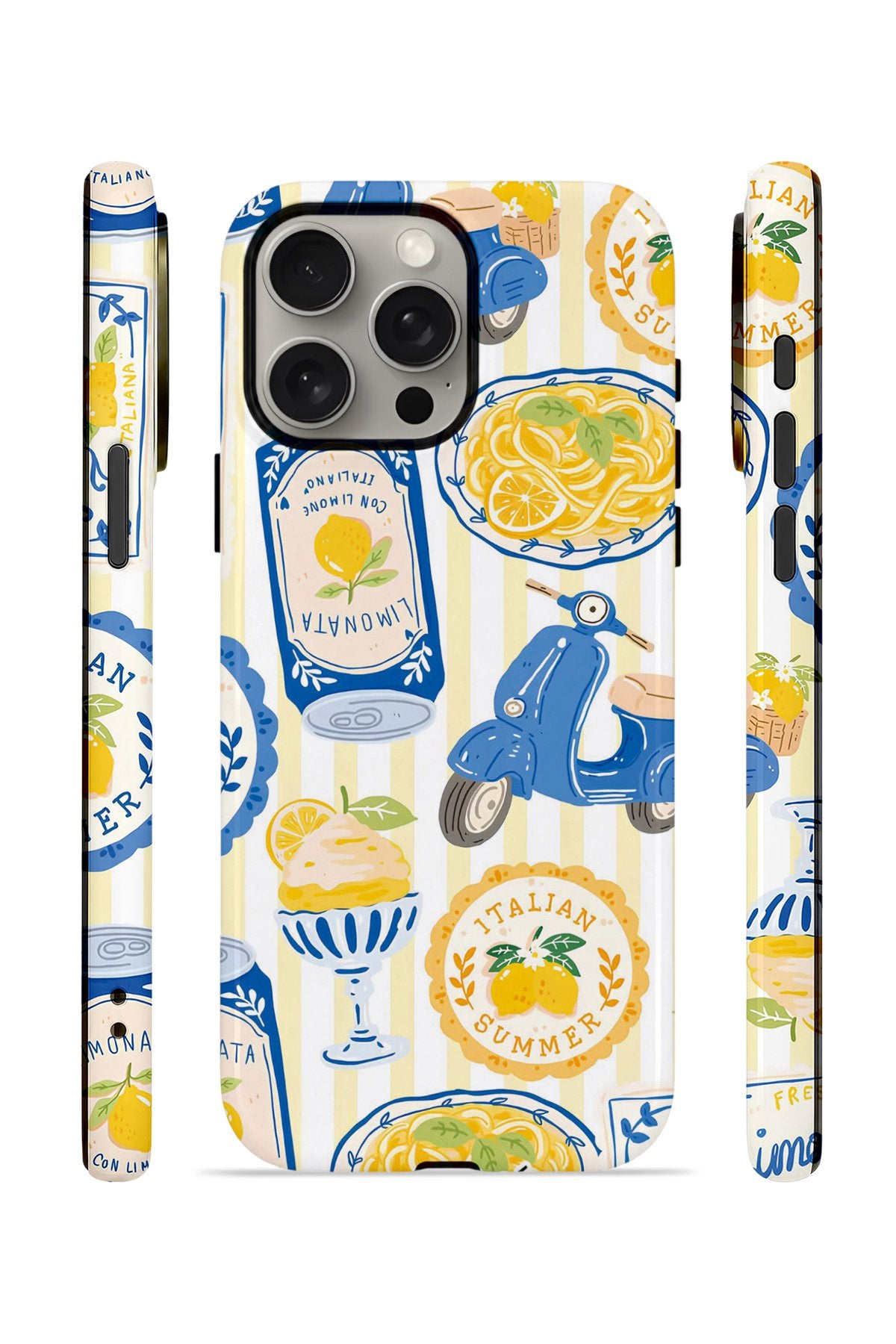 iPhone 15 Pro Vorian Çift Katmanlı Kılıf Italian Tableware
