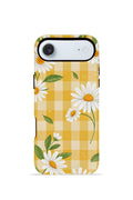 iPhone 17 Air Vorian Çift Katmanlı Kılıf Daisy Picnic Gingham