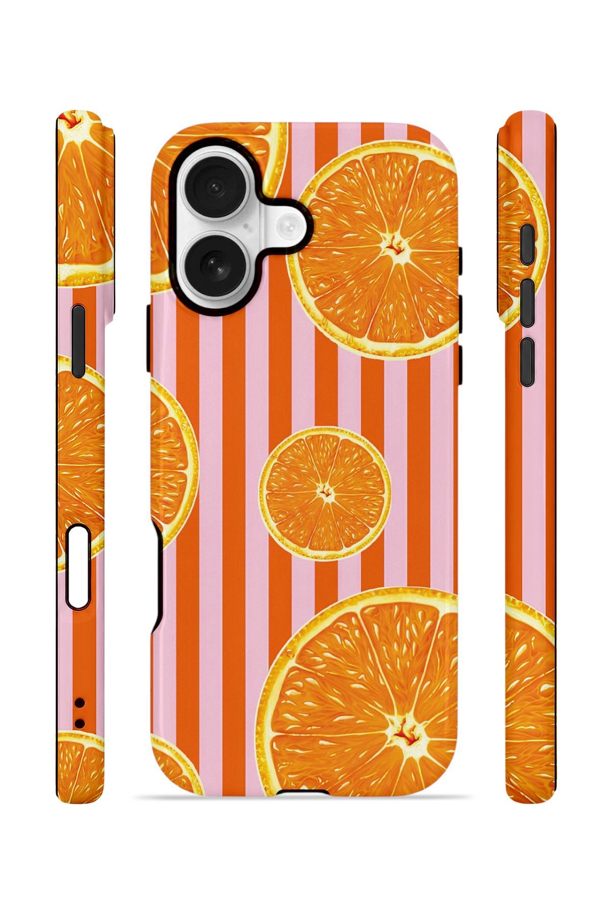 iPhone 16 Plus Vorian Çift Katmanlı Kılıf Sunset Orange Grove