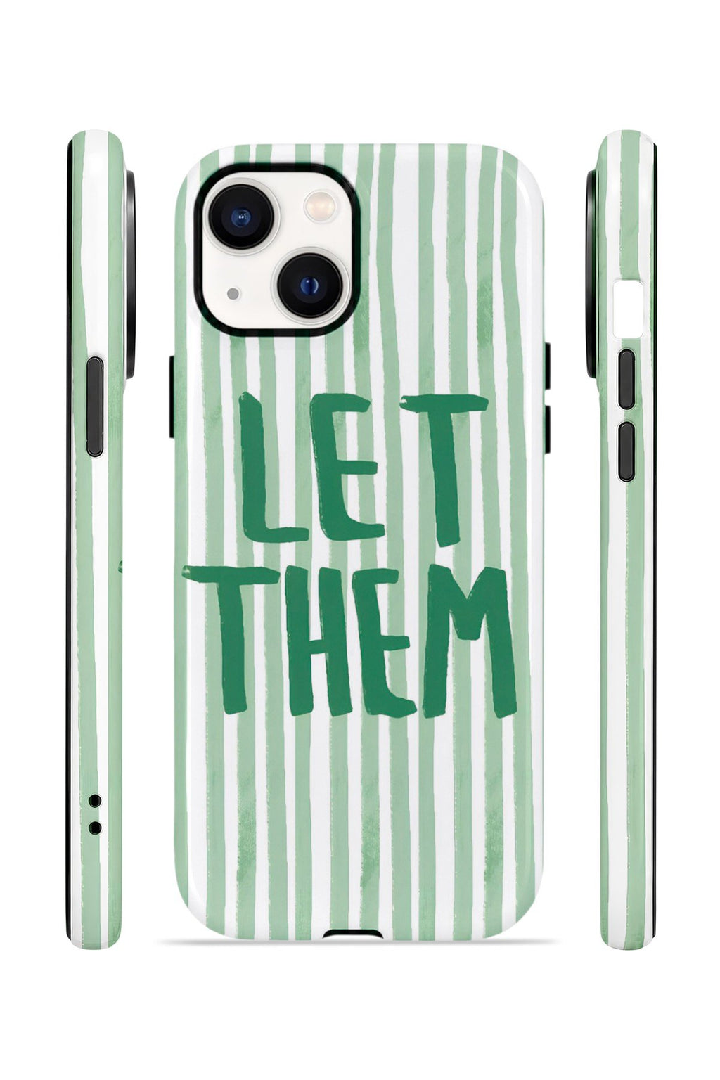 iPhone 14 Plus Vorian Çift Katmanlı Kılıf Let Them Green