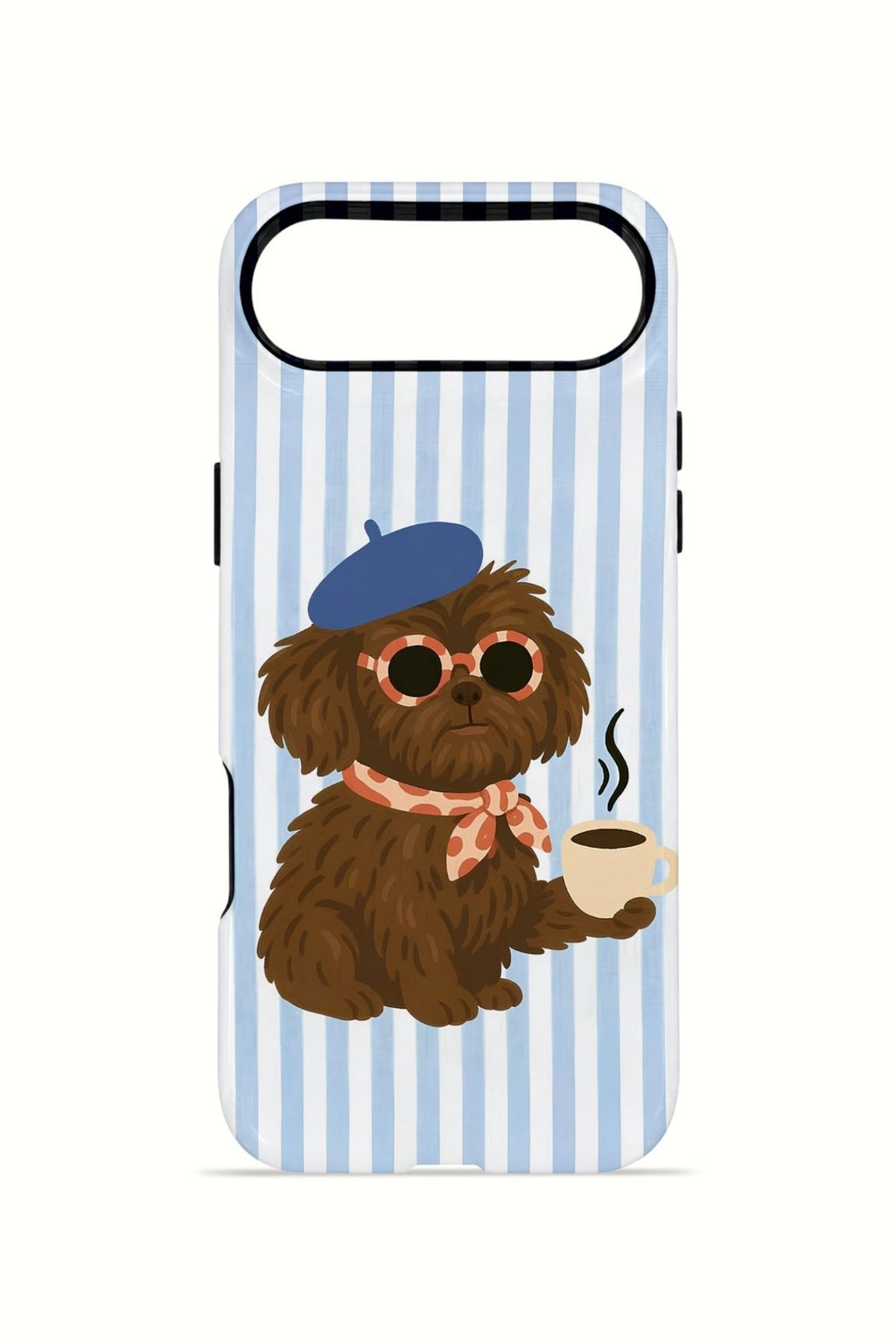 iPhone 17 Air Vorian Çift Katmanlı MagSafe Kılıf Cafe Dog Riviera