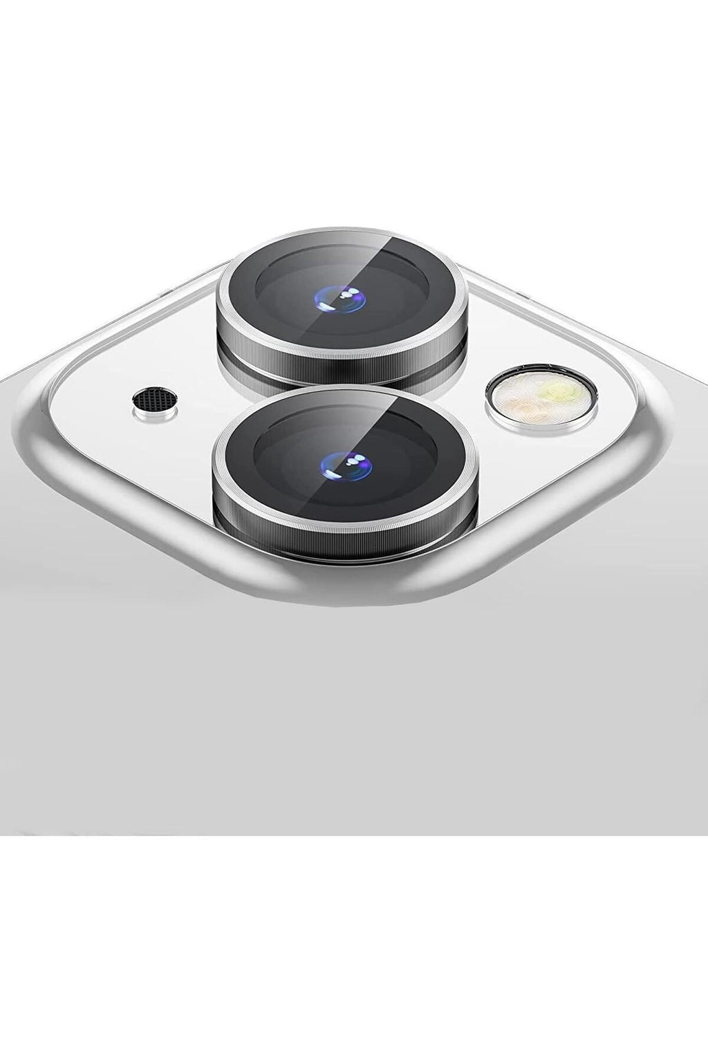 iPhone 13 Sapphire Lens Koruyucu Gümüş