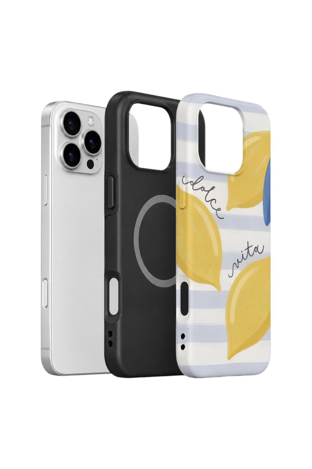 iPhone 16 Pro Max Vorian Çift Katmanlı MagSafe Kılıf Dolce Vita Lemon