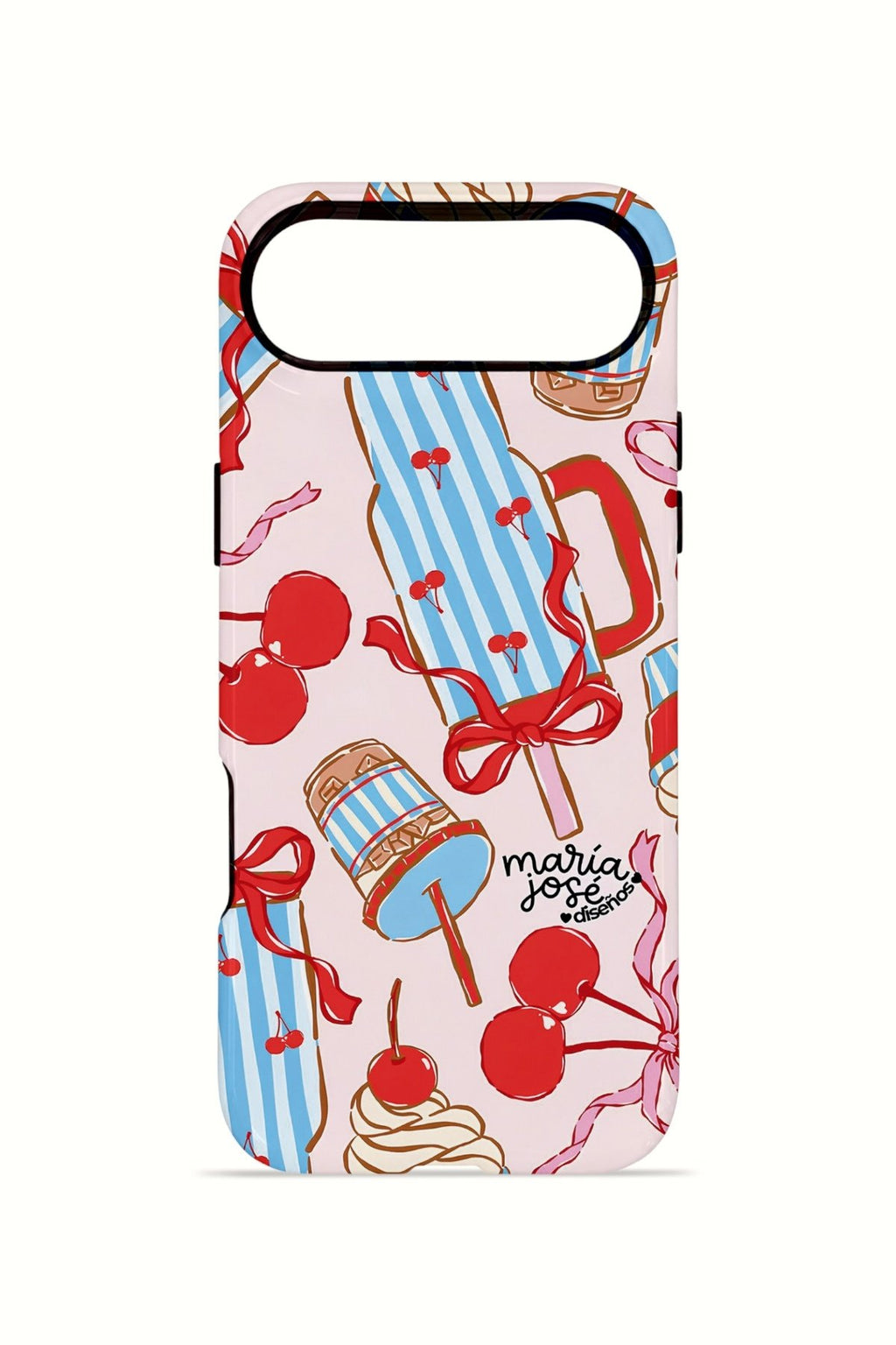 iPhone 17 Air Vorian Çift Katmanlı MagSafe Kılıf Dolce Cherry Picnic