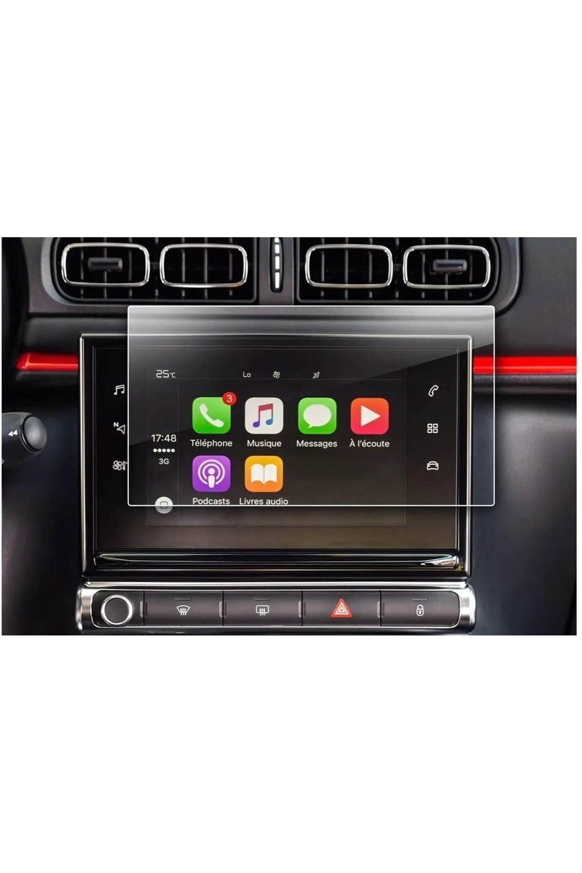 Citroen C3 Aircross Navigasyon Multimedia Esnek Nano Ekran Koruyucu