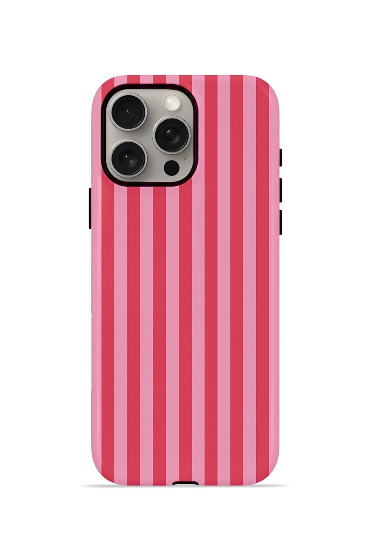 iPhone 15 Pro Max Vorian Çift Katmanlı Kılıf Raspberry Cabana