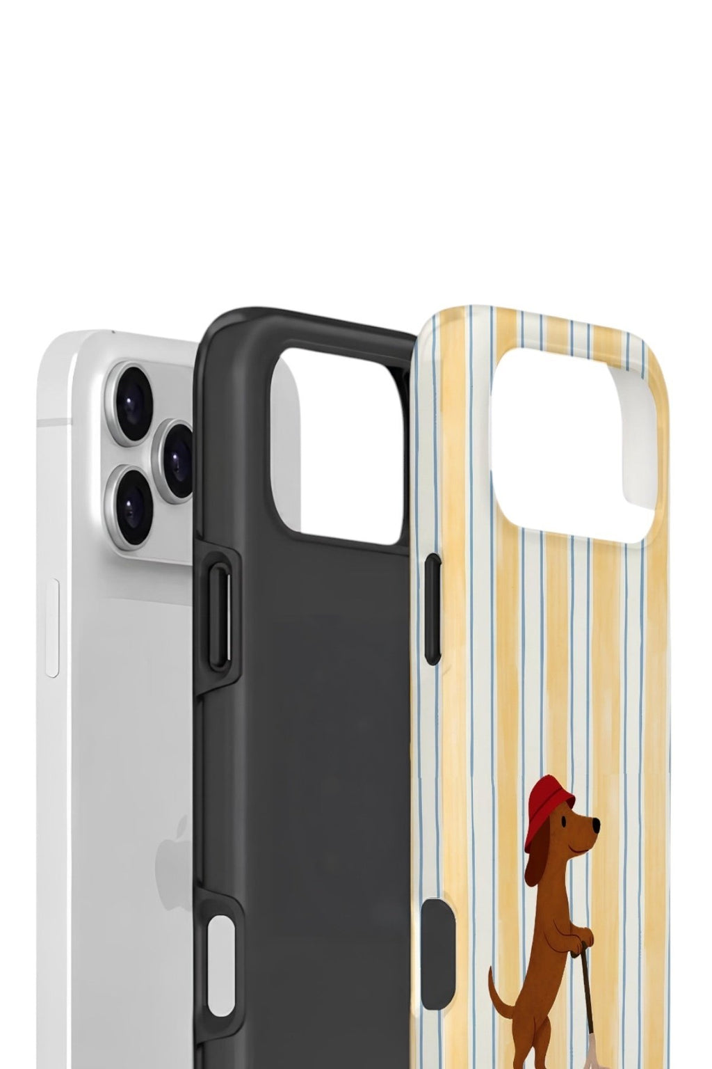iPhone 17 Pro Vorian Çift Katmanlı Kılıf Dachshund Riviera