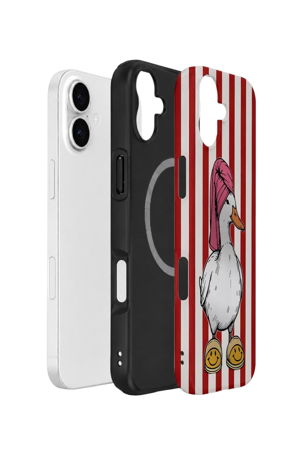 iPhone 17 Vorian Çift Katmanlı MagSafe Kılıf Duchess Duck
