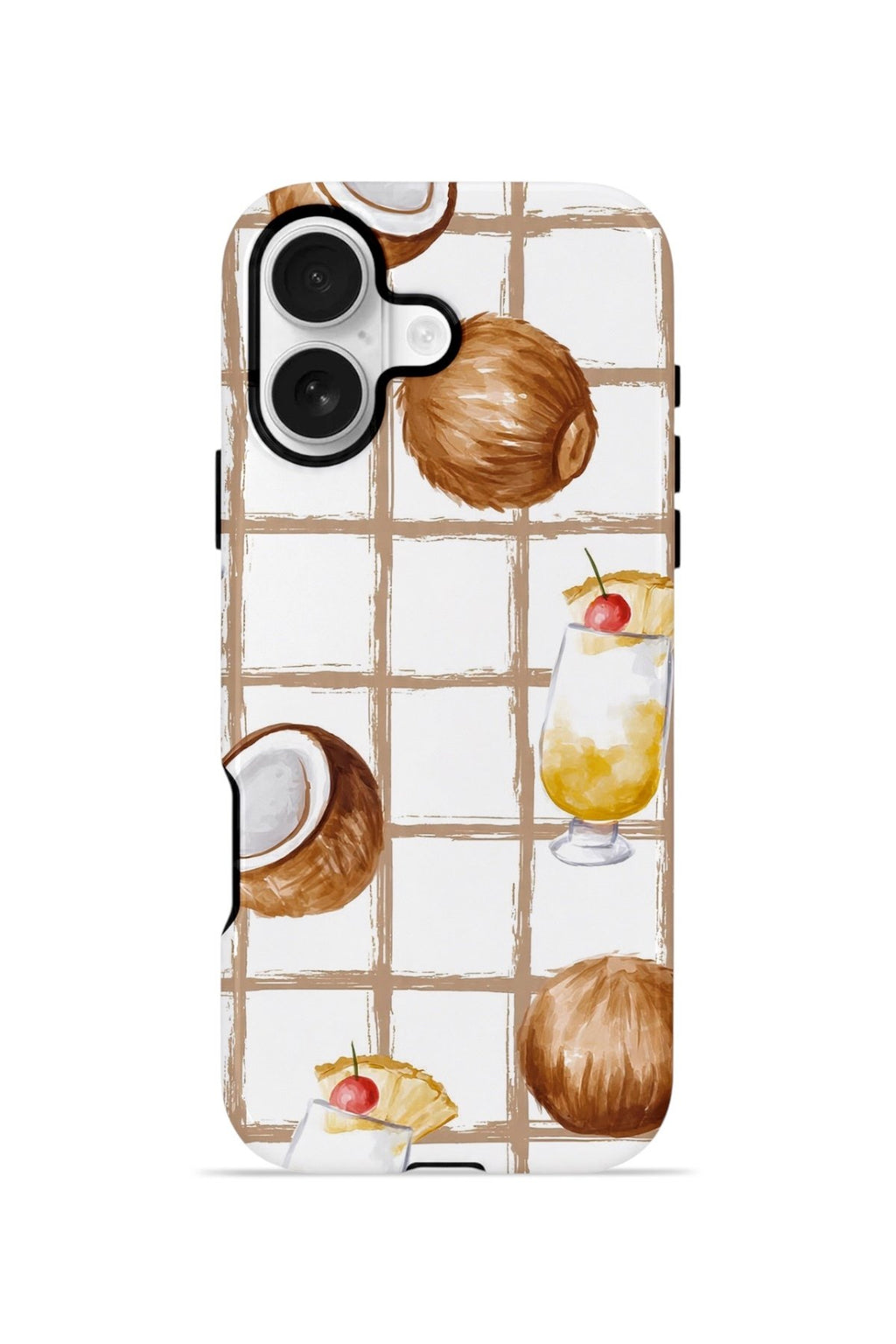 iPhone 17 Vorian Çift Katmanlı Kılıf Coconut Cabana