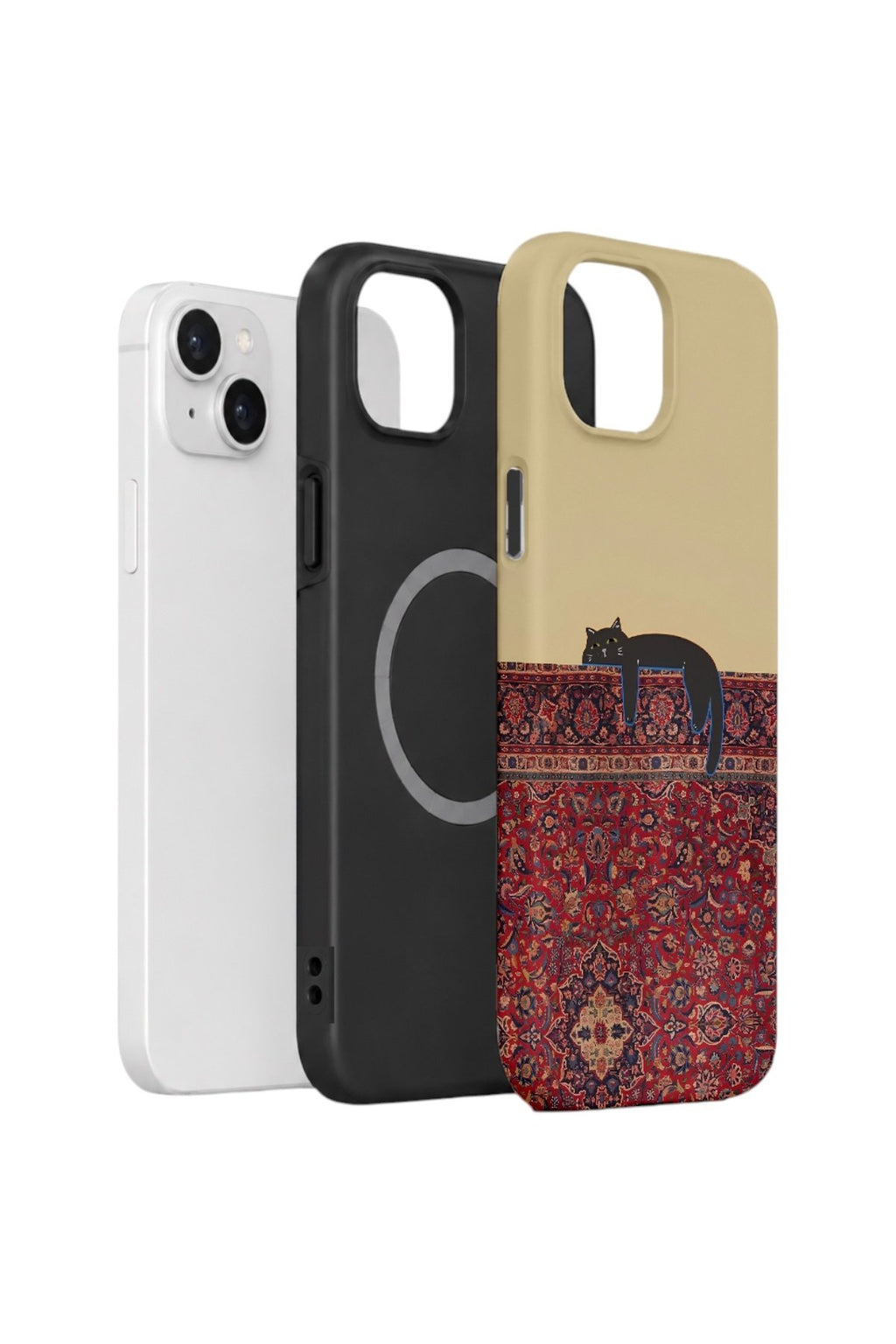 iPhone 14 Plus Vorian Çift Katmanlı MagSafe Kılıf Persian Cat Lounge
