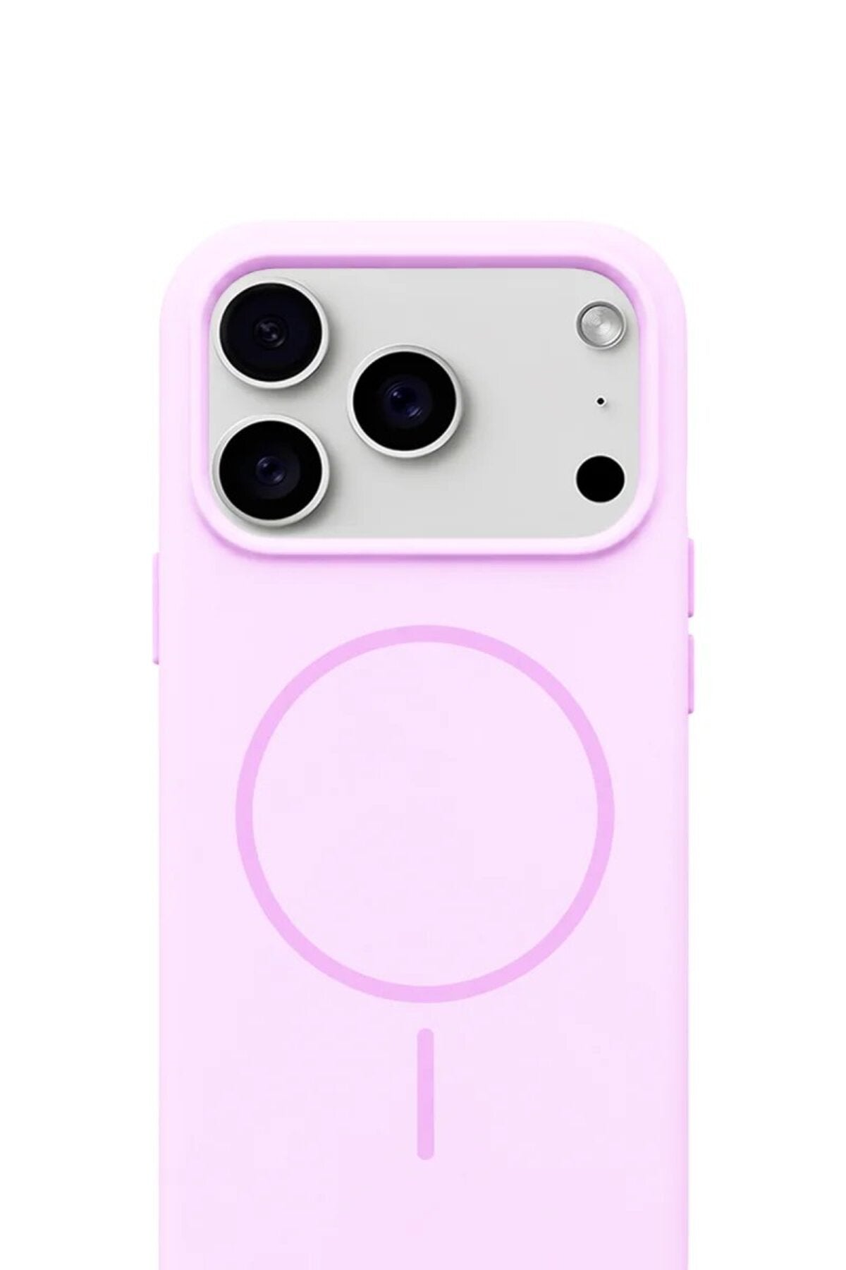 iPhone 17 Pro Max Mag Core Akıllı MagSafe Animasyonlu Silikon Kılıf Lila