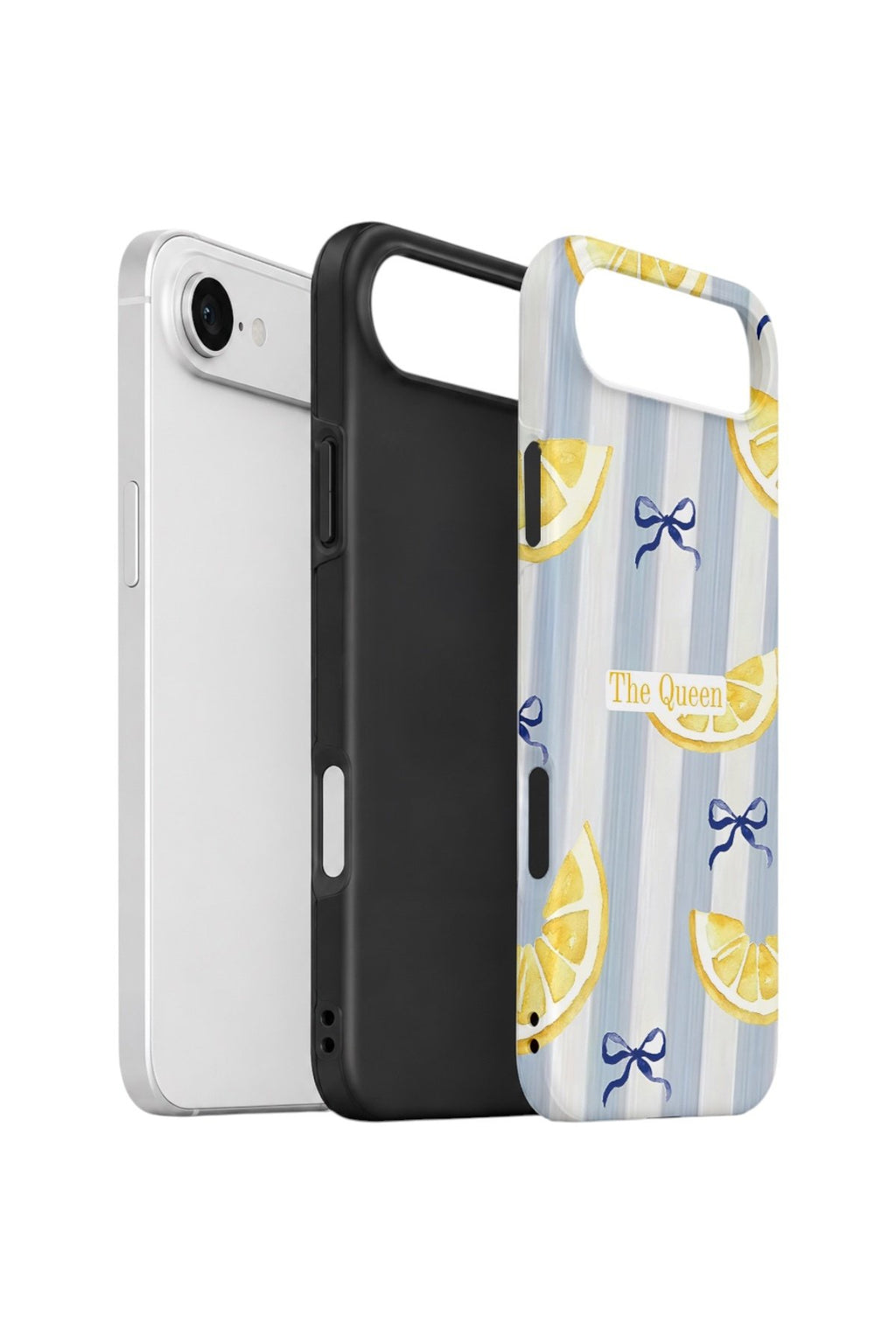 iPhone 17 Air Vorian Çift Katmanlı Kılıf Queen Lemon Bow