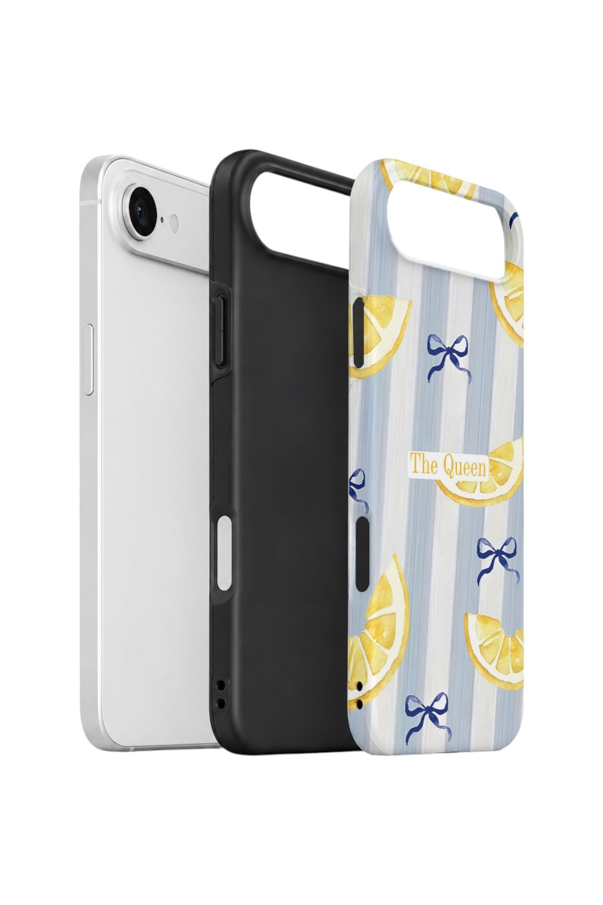 iPhone 17 Air Vorian Çift Katmanlı Kılıf Queen Lemon Bow