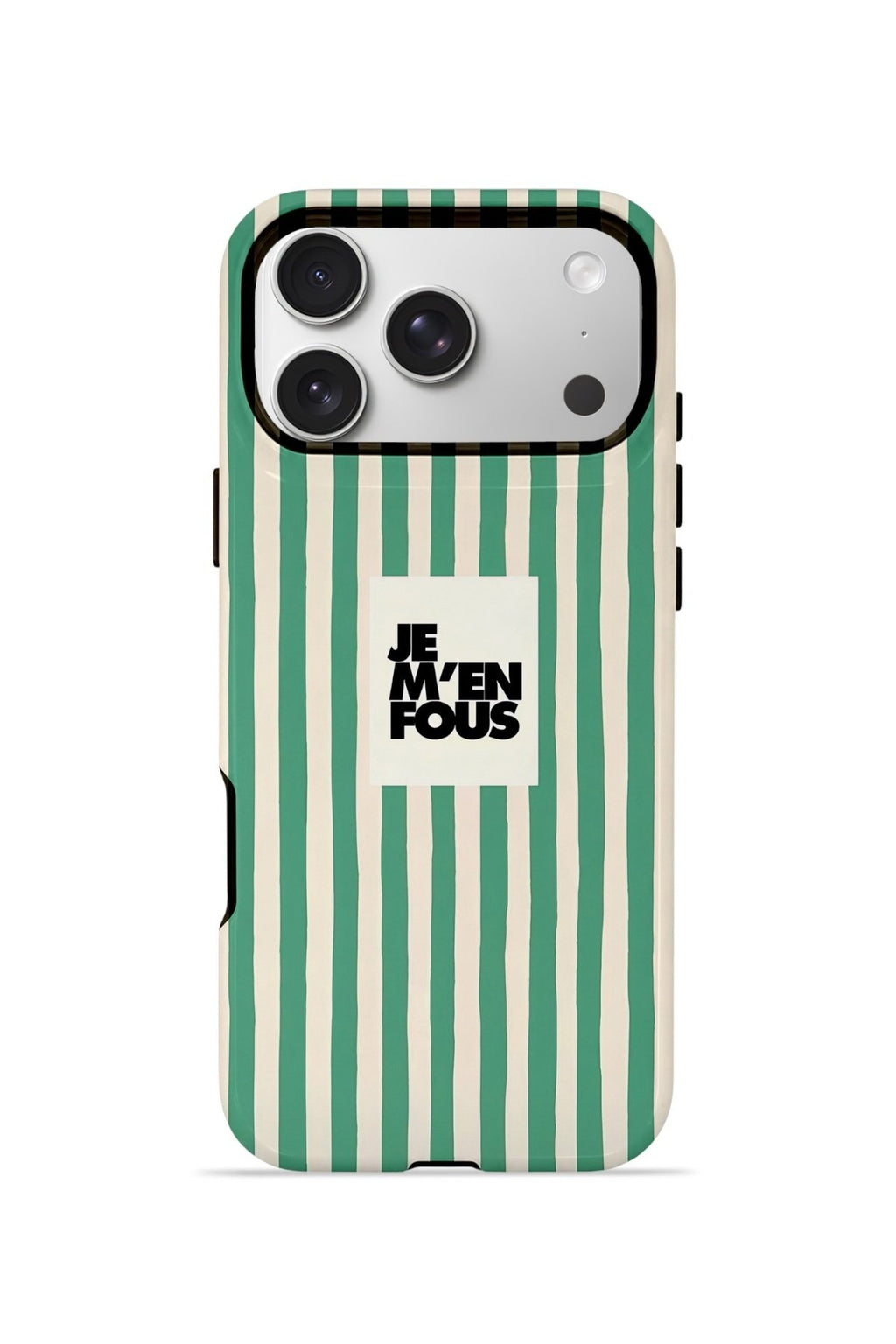 iPhone 17 Pro Vorian Çift Katmanlı Kılıf Je M En Fous Green