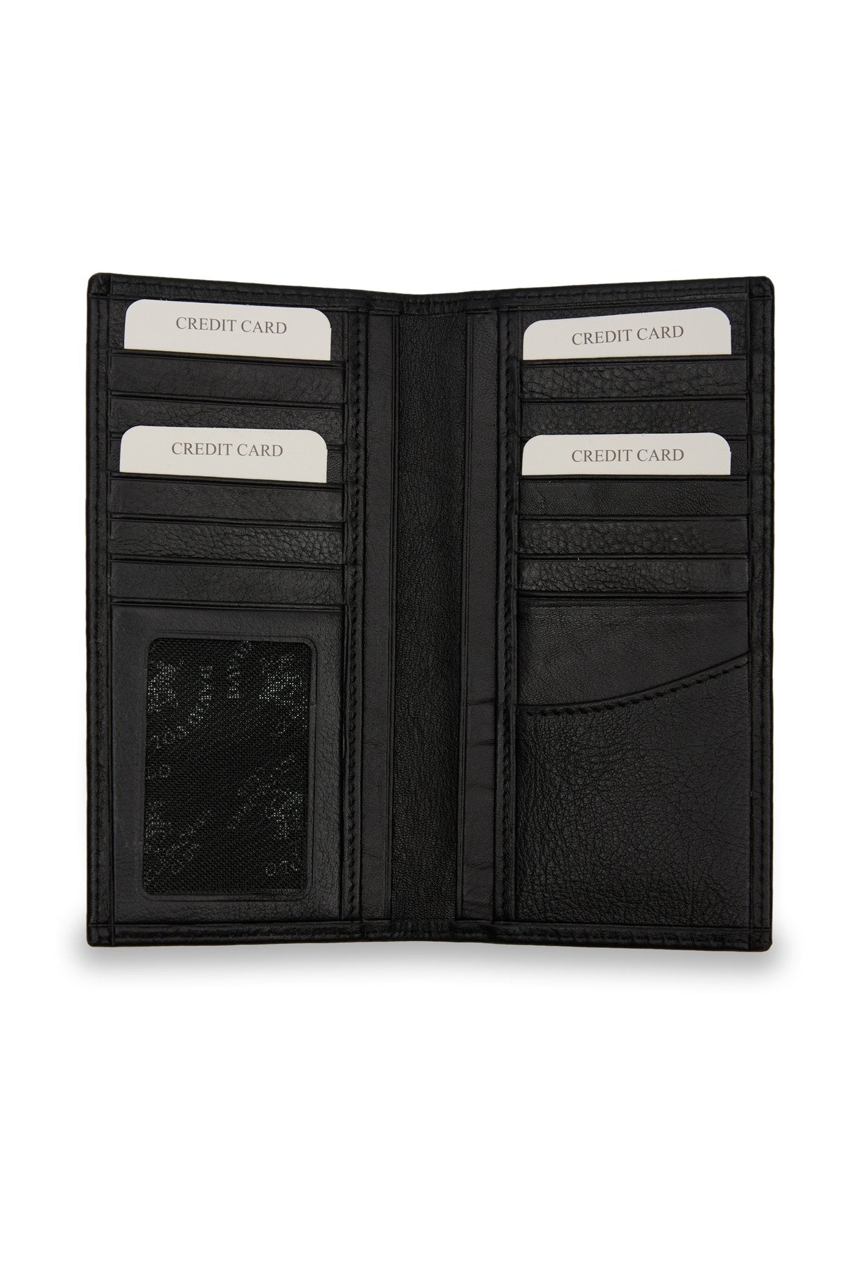 Hakiki Deri Telefonlu Siyah Cüzdan