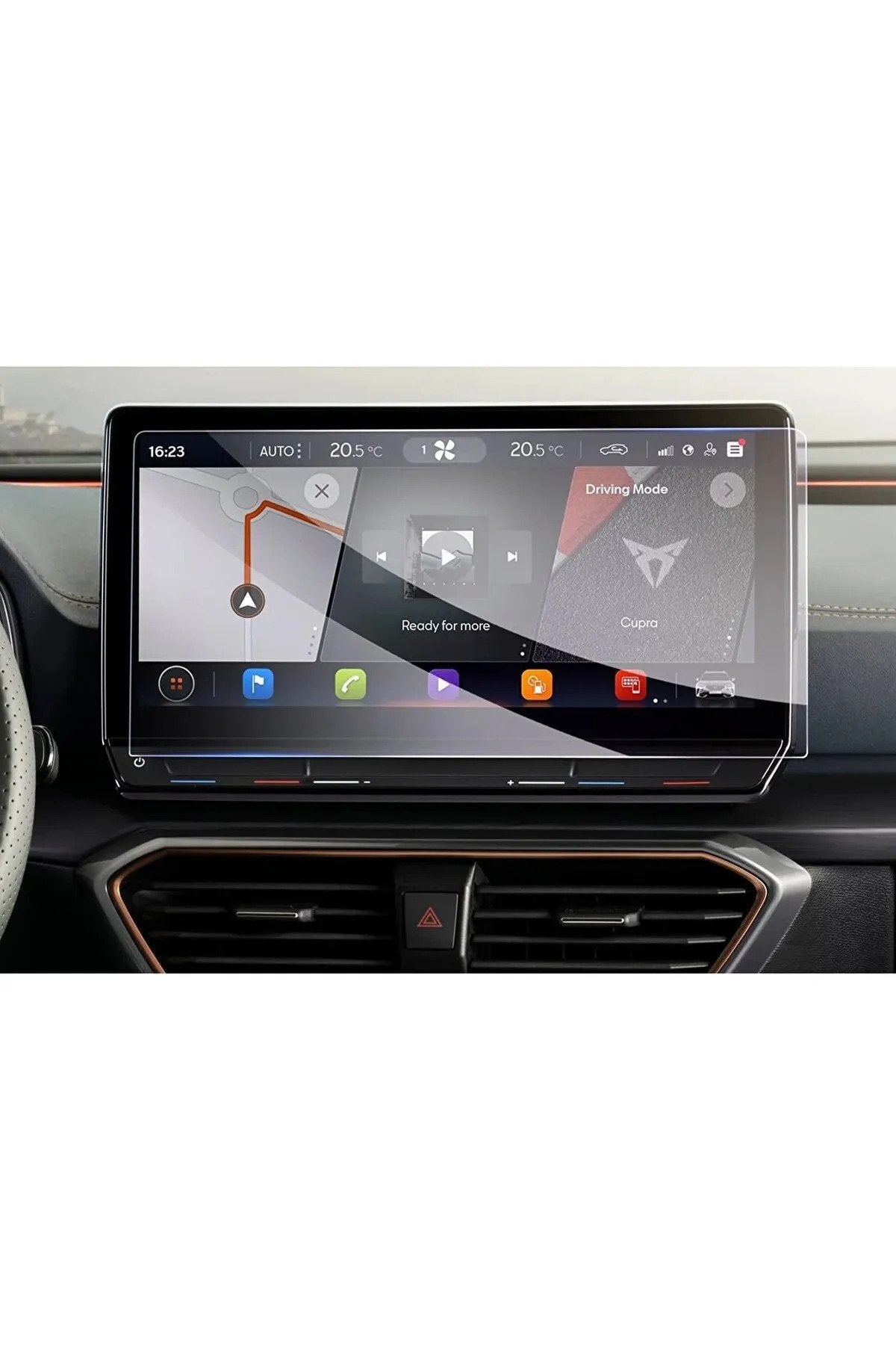 Seat Cupra Formentor 12 inç Multimedya Uyumlu Anti Broken Nano Anti-Broken Ekran Koruyucu