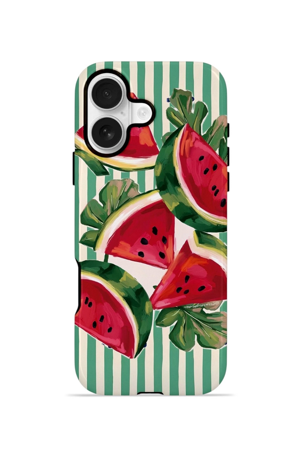 iPhone 16 Vorian Çift Katmanlı MagSafe Kılıf Watermelon Cabana