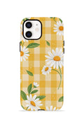 iPhone 12 Vorian Çift Katmanlı MagSafe Kılıf Daisy Picnic Gingham