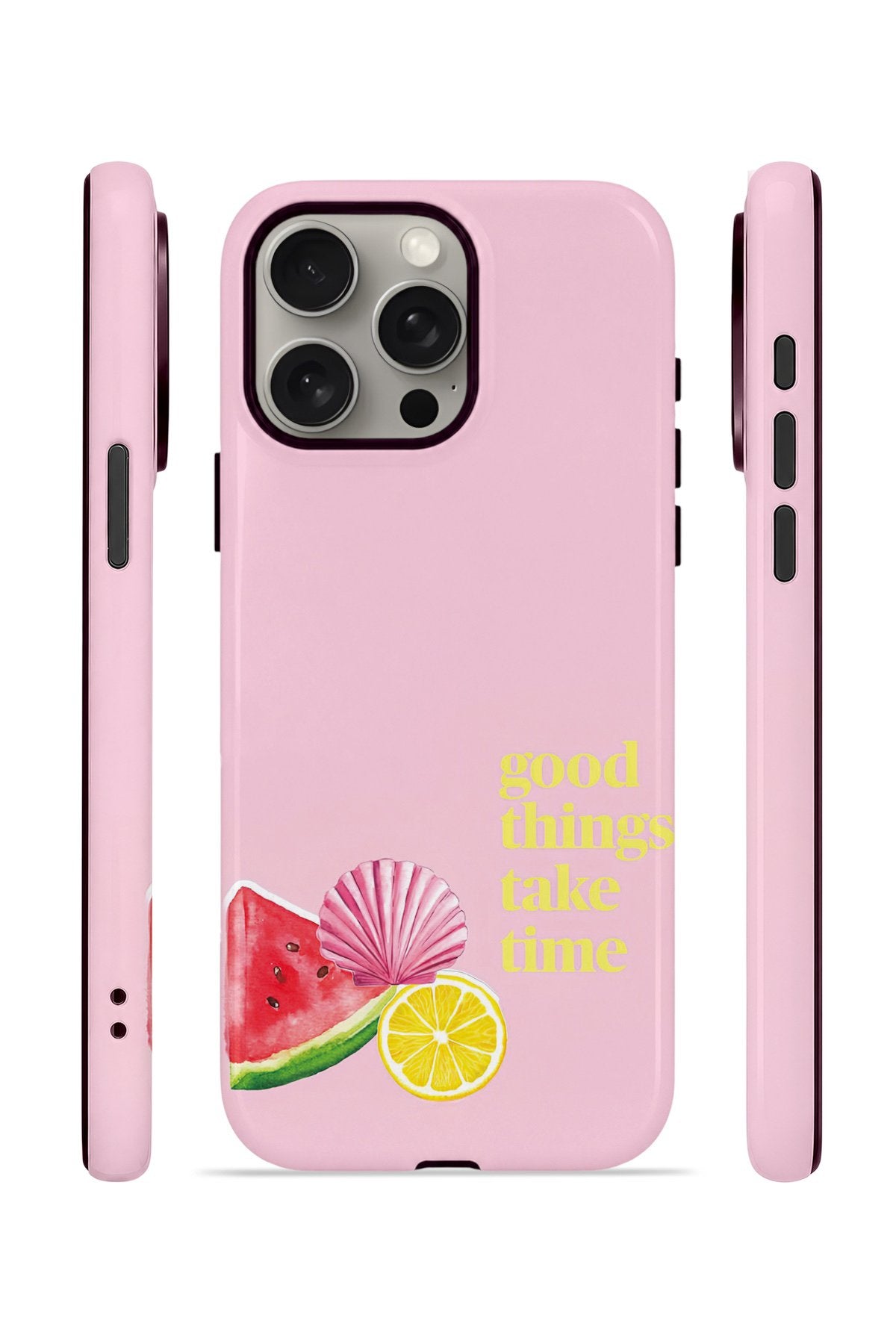 iPhone 15 Pro Vorian Çift Katmanlı Kılıf Good Things Fruit Corner