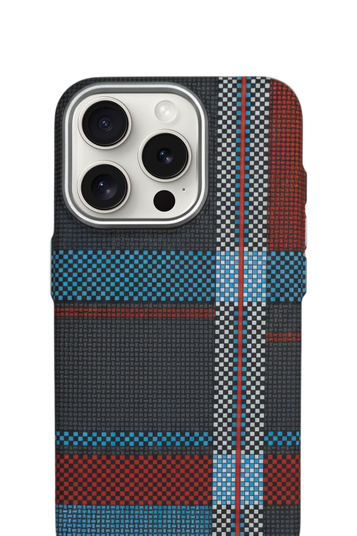 Nox Craft iPhone 15 Pro 6.1" MagSafe Karbon Kılıf Metro Grid