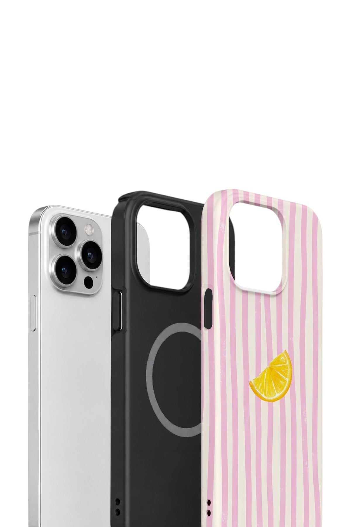 iPhone 12 Pro Max Vorian Çift Katmanlı MagSafe Kılıf Pink Lemon Drop