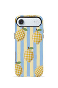 iPhone 17 Air Vorian Çift Katmanlı Kılıf Gingham Lemon Grove