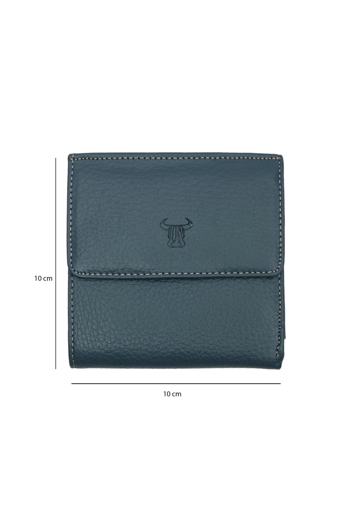 Mint Yeşili Bozuk Para Gözlü Hakiki Deri Mini Unisex Cüzdan Kartlık