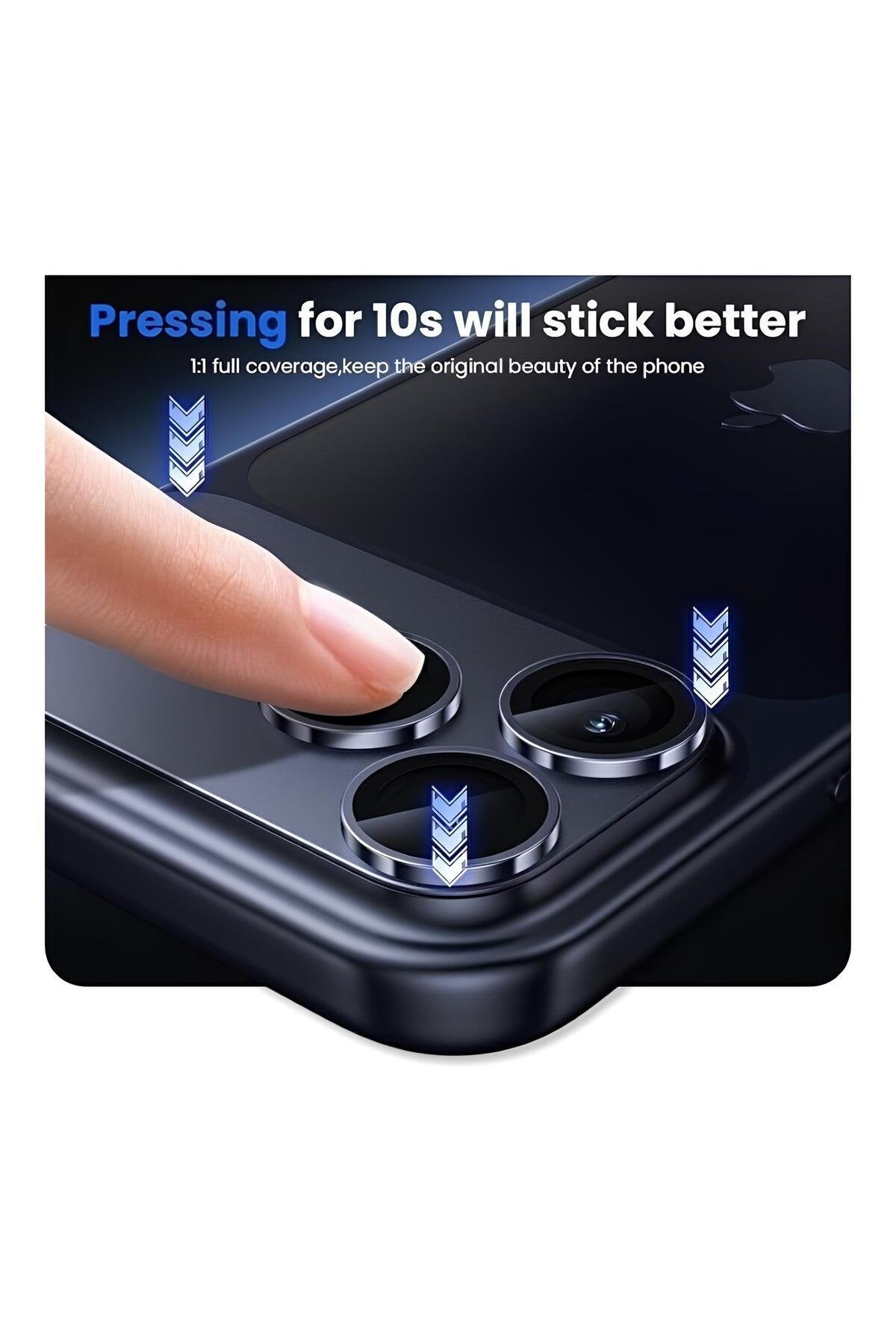 iPhone 17 Pro 6.3" Premium Tam Kaplama Lens Koruma Abis
