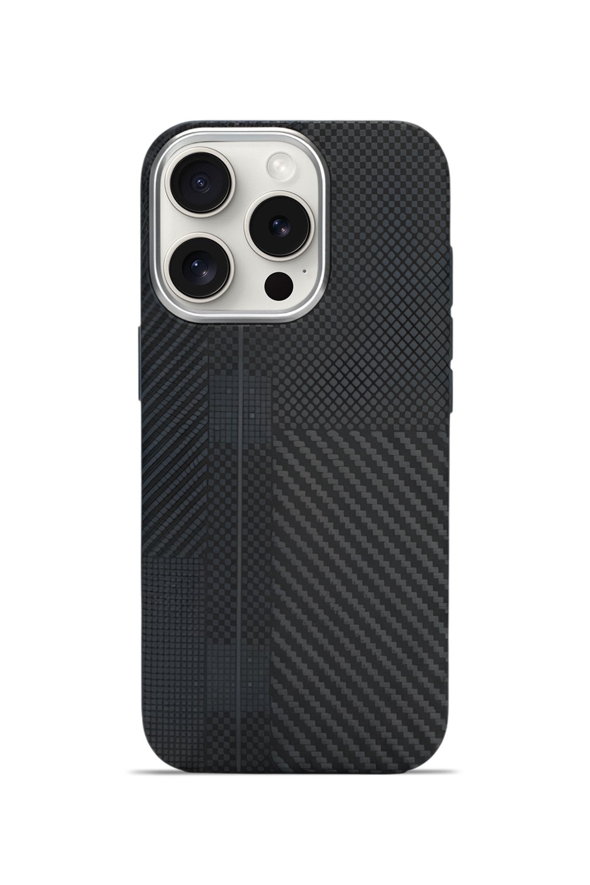 Nox Craft iPhone 13-14 MagSafe Karbon Kılıf Blackform