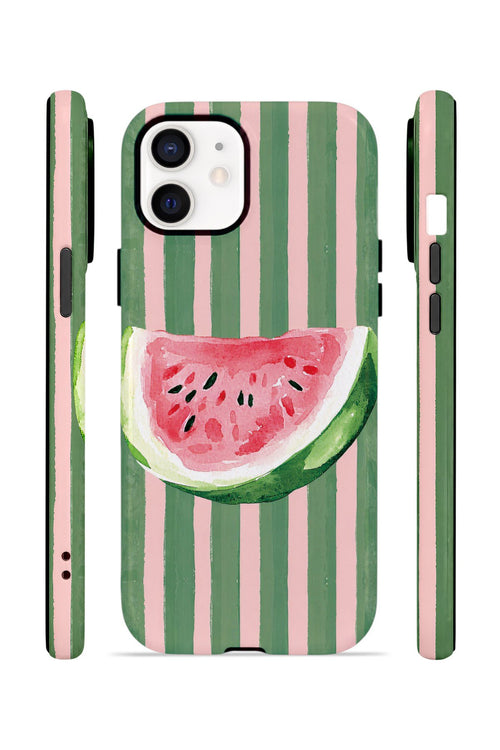 iPhone 11 Vorian Çift Katmanlı MagSafe Kılıf Watermelon Postcard