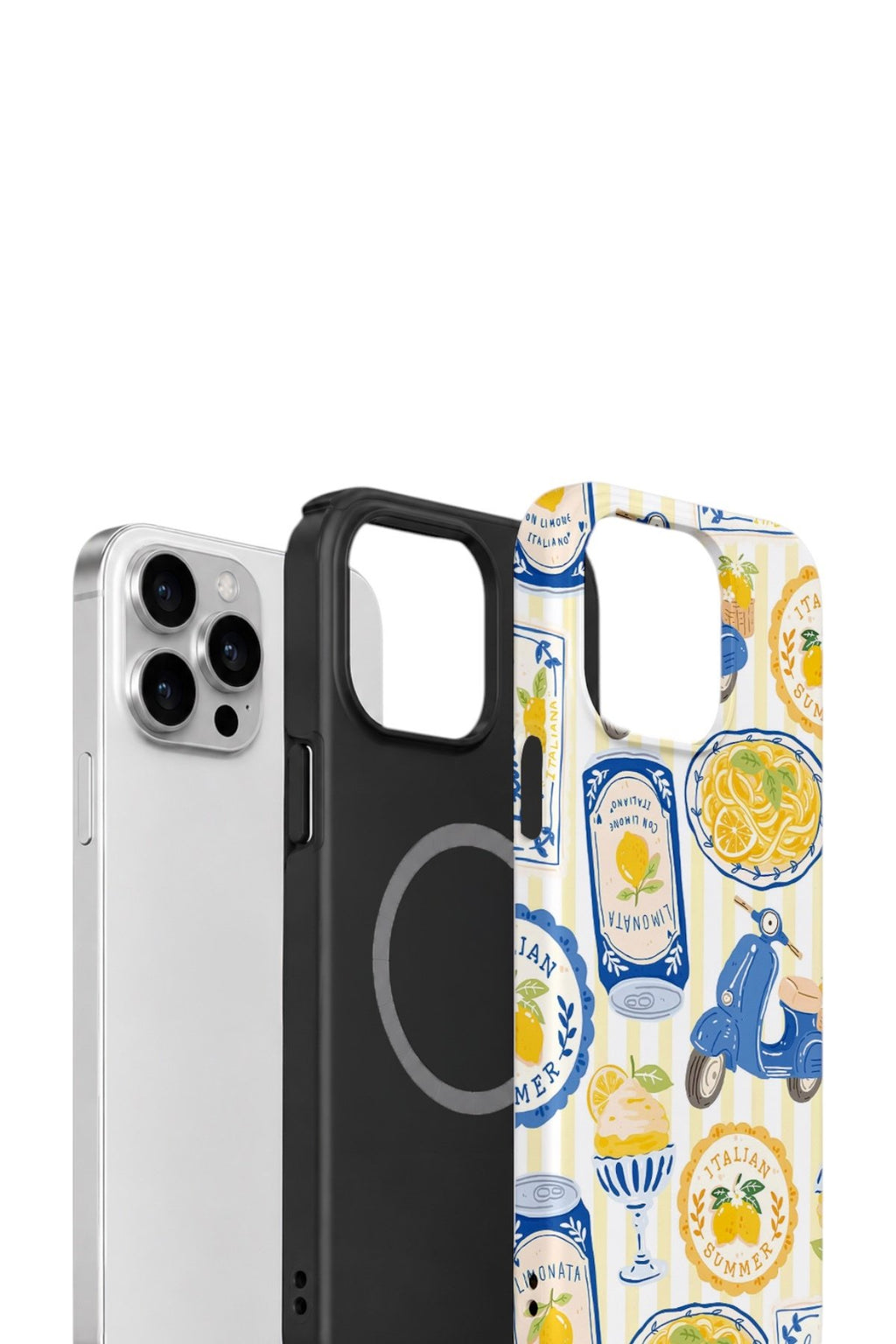 iPhone 15 Pro Vorian Çift Katmanlı MagSafe Kılıf Italian Tableware