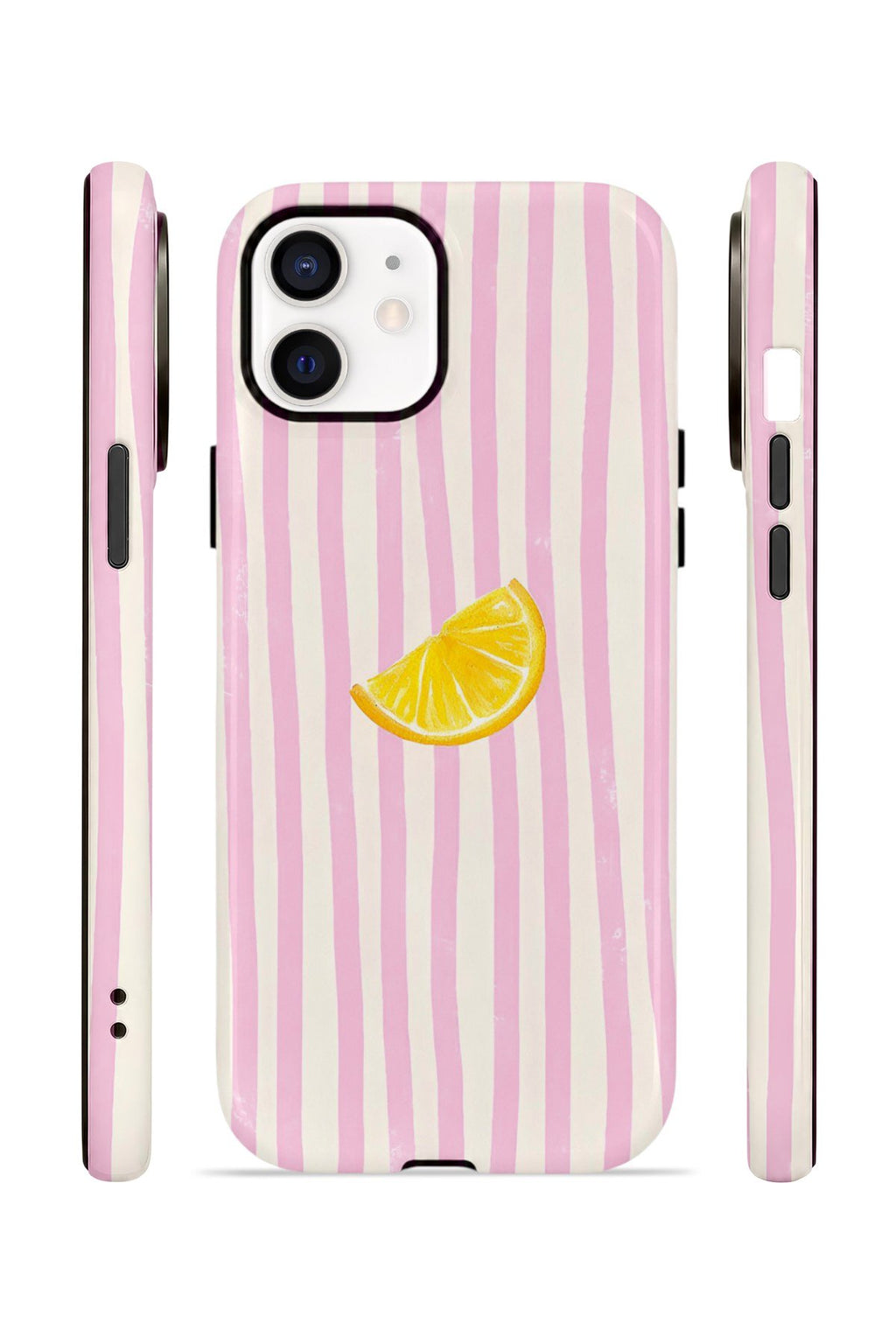 iPhone 12 Vorian Çift Katmanlı MagSafe Kılıf Pink Lemon Drop