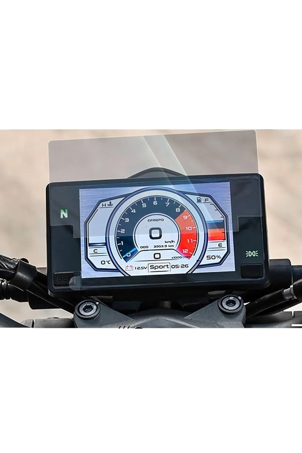 Cf Moto Cf 250Sr Tuşlu Dijital Gösterge Glass Ekran Koruyucu Nano