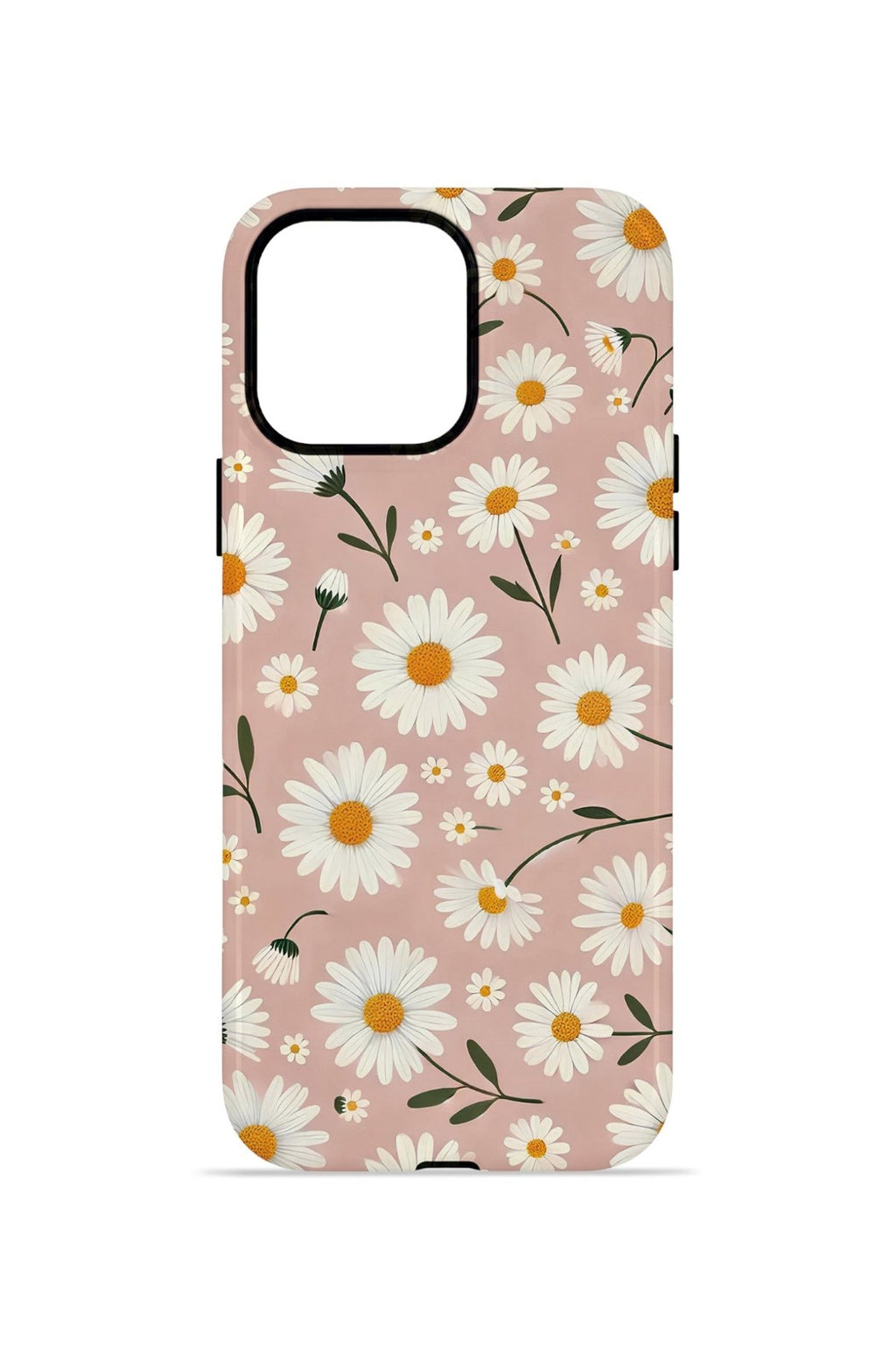 iPhone 14 Pro Vorian Çift Katmanlı Kılıf Daisy Mocha Garden