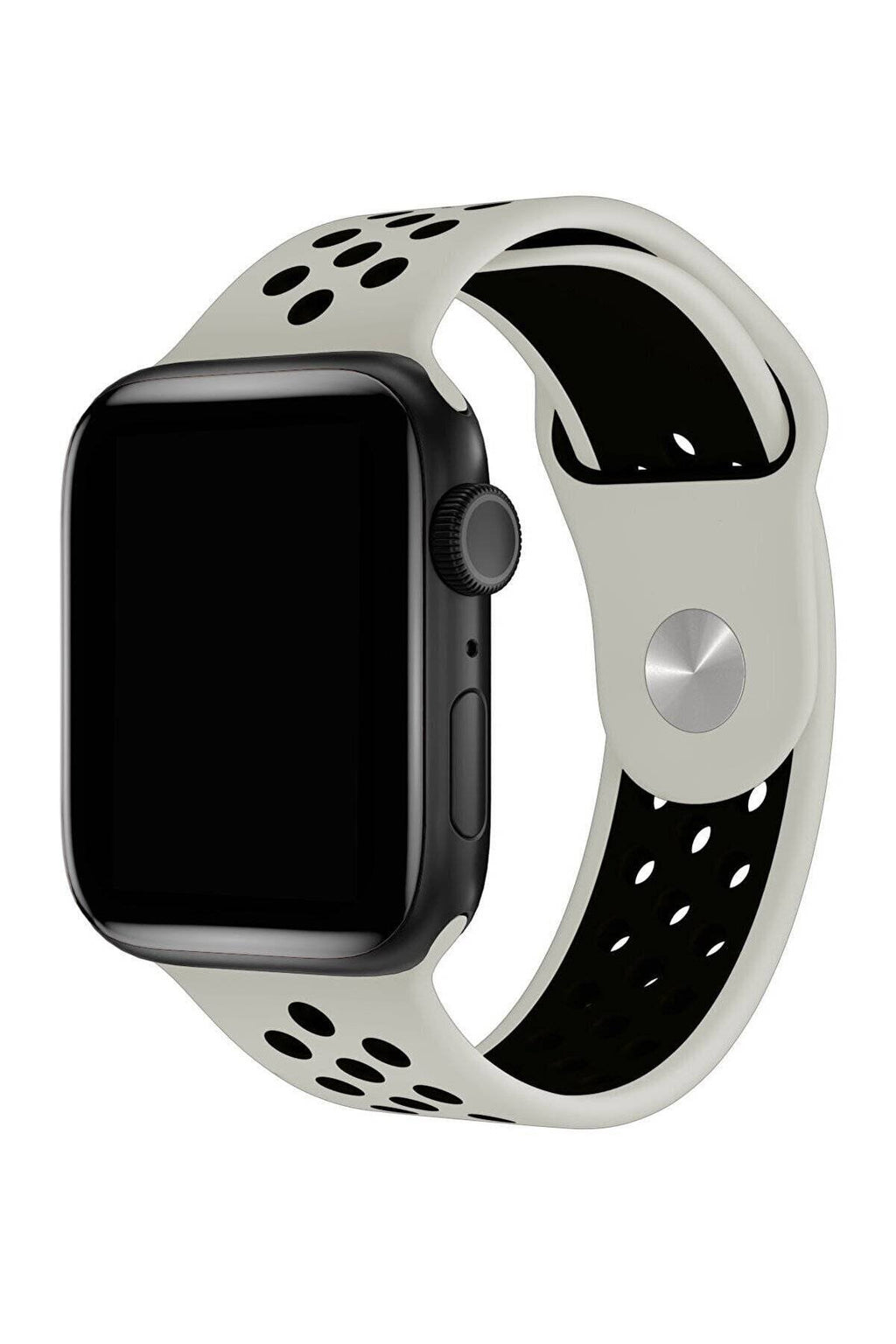 Apple Watch Series Fileli Kordon Gri-Siyah
