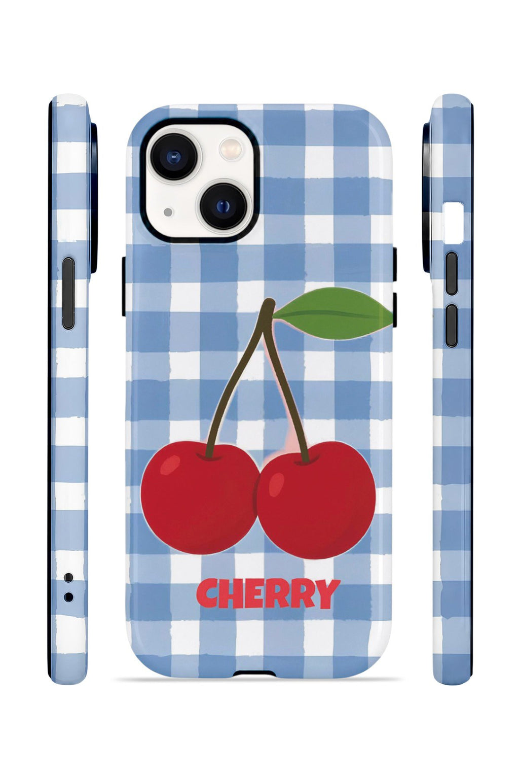 iPhone 15 Vorian Çift Katmanlı Kılıf Cherry Picnic