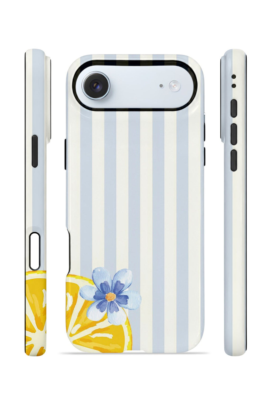 iPhone 17 Air Vorian Çift Katmanlı Kılıf Blue Lemon Blossom