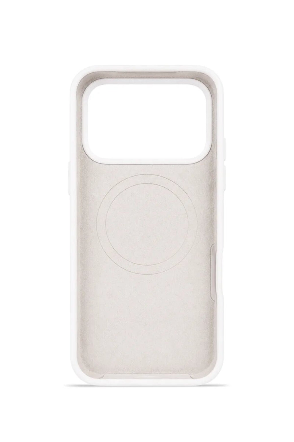 iPhone 17 Pro 6.3" Mag Core Akıllı MagSafe Animasyonlu Silikon Kılıf Beyaz