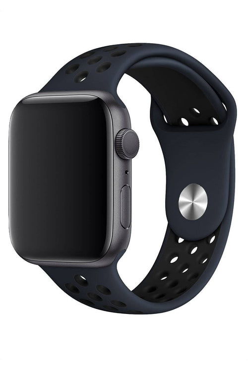 Apple Watch Series Fileli Kordon Lacivert-Siyah