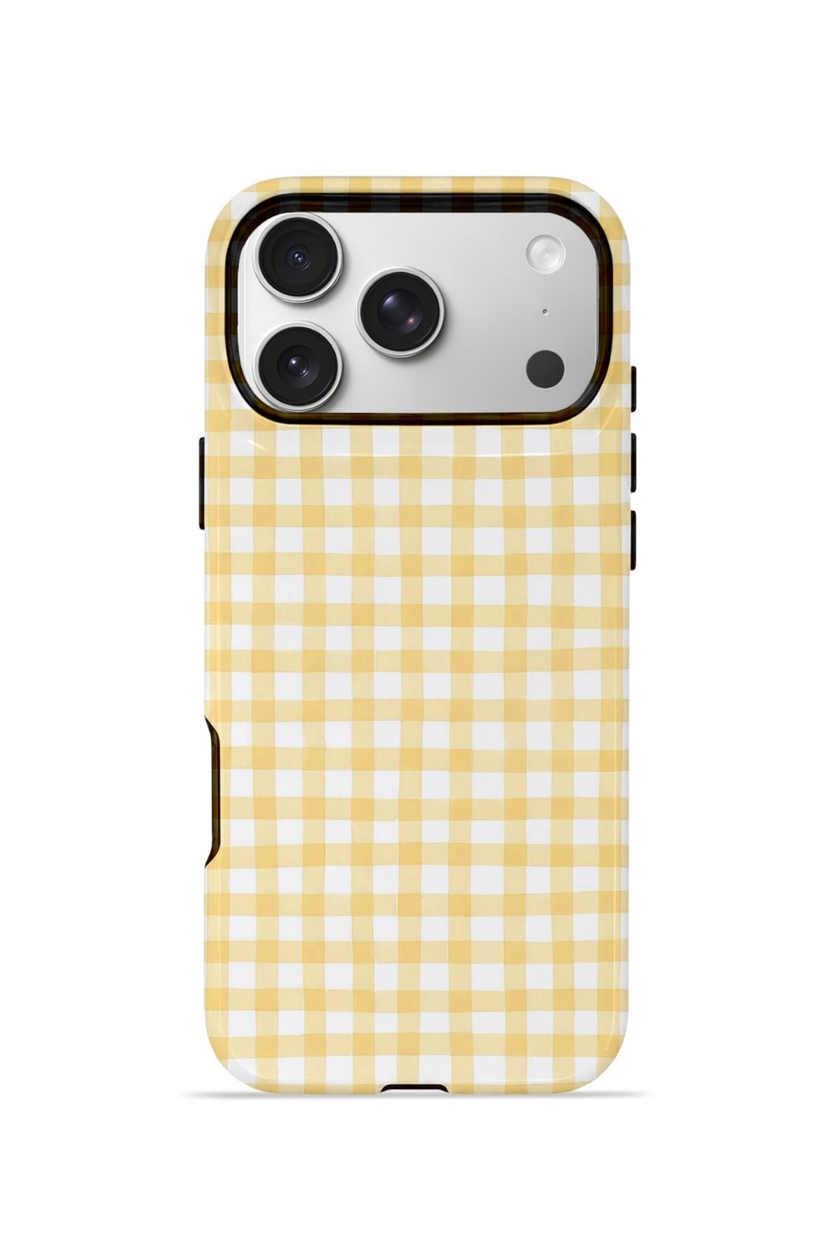 iPhone 17 Pro Max Vorian Çift Katmanlı Kılıf Butter Gingham