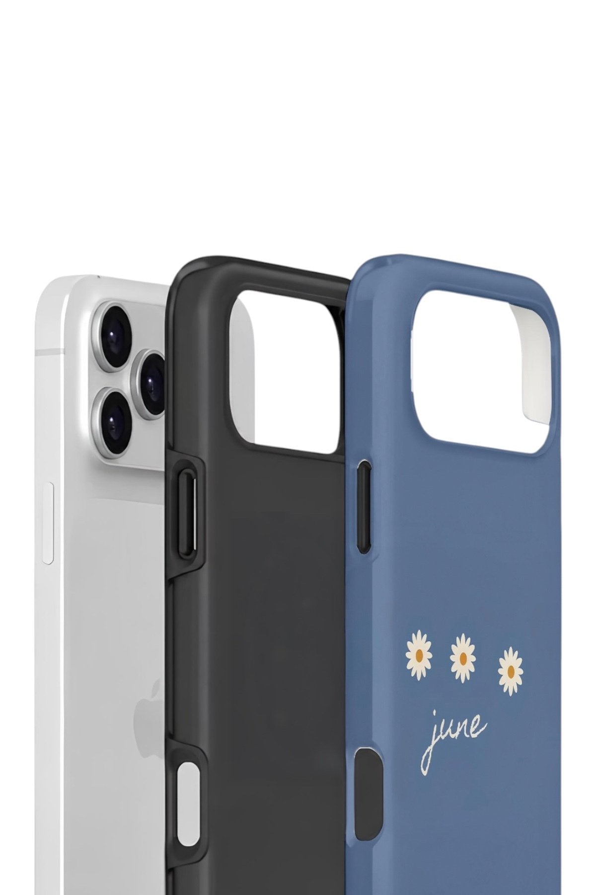 iPhone 17 Pro Vorian Çift Katmanlı Kılıf June Daisy Blue