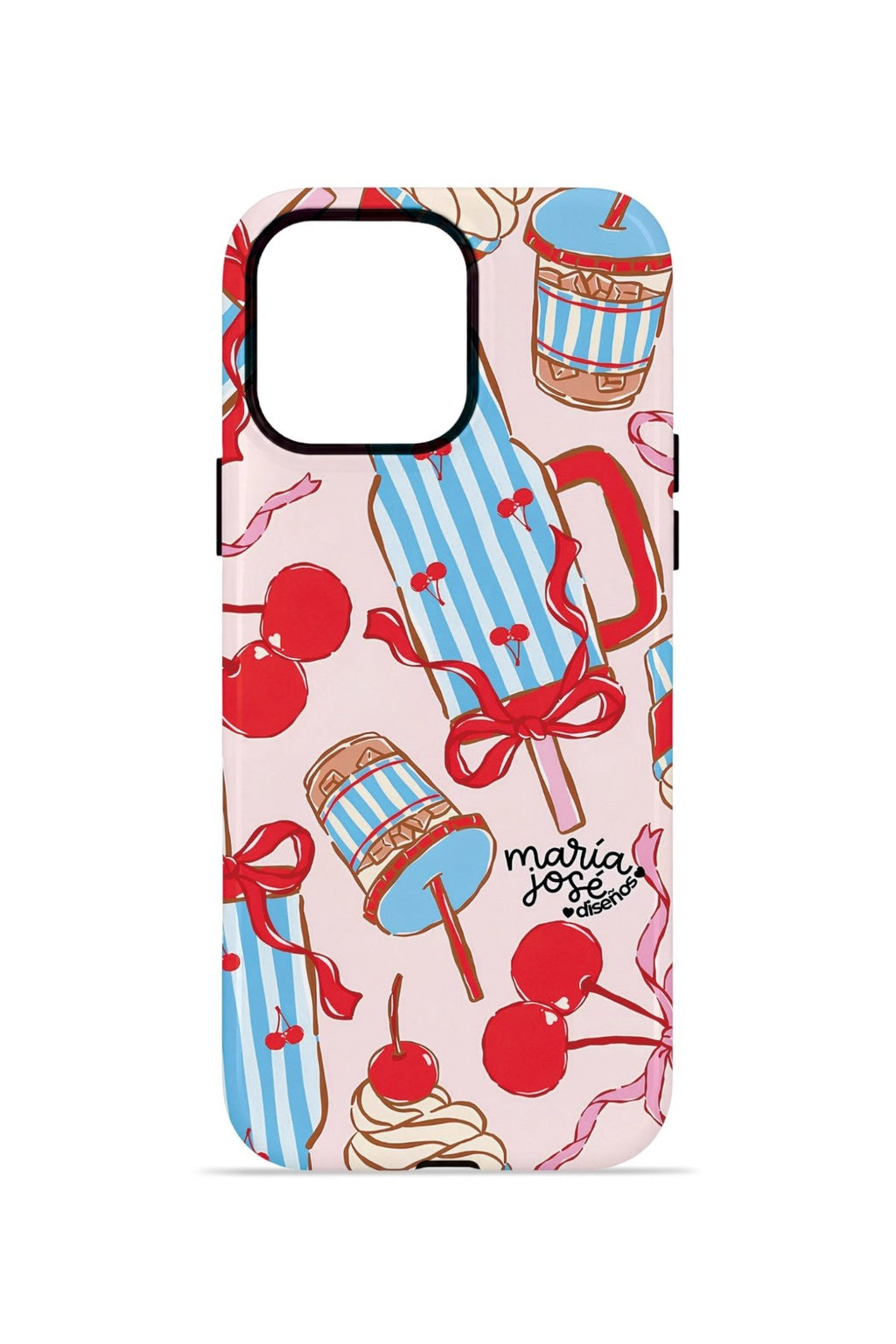 iPhone 12 Pro Max Vorian Çift Katmanlı MagSafe Kılıf Dolce Cherry Picnic
